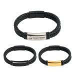 Double-row Braided Leather Bracelet