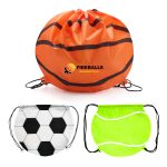 Ball Shaped Drawstring Backpack