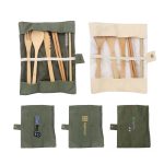 6 pieces Bamboo Cutlery Set