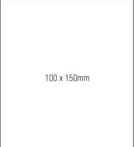 Stuk Note Pad 100x150 White 3 col 50 Leaf