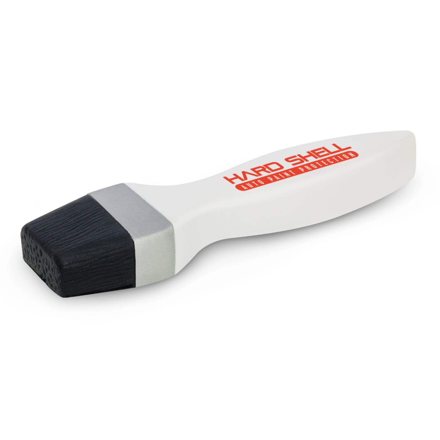 A stress relief paint brush designed for fun and relaxation, featuring a white handle and a textured black tip. Stress Paint Brush - Image 1