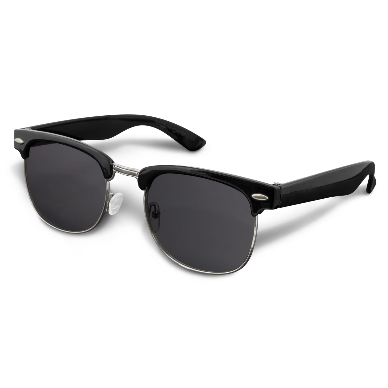 Maverick Sunglasses feature a classic design with black frames and gray lenses. Maverick Sunglasses - Image 1