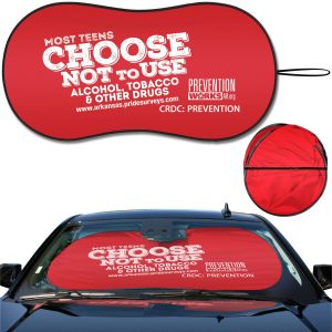 Auto Car Sunshade - Screen Print