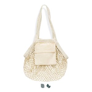 Cotton Mesh Foldaway Tote Bag - Small