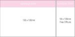 Stuk Note Pad 150x100 White 3 col 50 Leaf