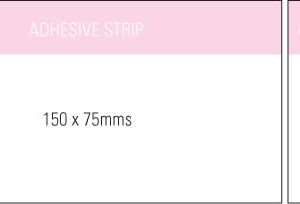 Stuk Note Pad 150x75 White 4col 40 Leaf