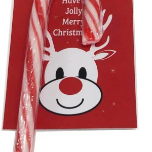 15g Candy Cane with Card & Ribbon