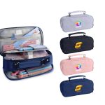 Pencil Case with Compartments and handle