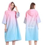 Quick-Drying Sublimation Hooded Change Towel with Zip