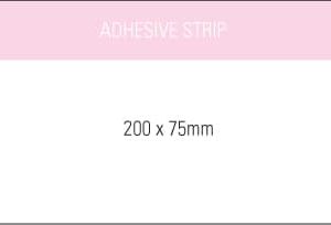 Stuk Note Pad 200x75 White 3col 50 Leaf