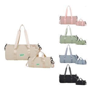 Bucket Duffle Bag With Wide Straps