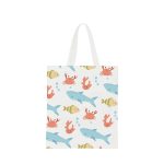 170gsm Digital Print Short Handle Cotton Bag