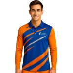 100% Poly Milk Silk Sublimated Basic Long Sleeves POLO
