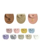 Oval PU Leather Jewellery Pouch