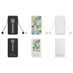 10000mAh Slim Power Bank with Charging Cable