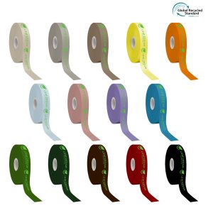 16mm RPET Screen Printed Satin Polyester Ribbon