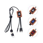 Long Light Up Charging Cable - Square Shape