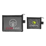 Nylon Mesh Flat Cosmetic Bag