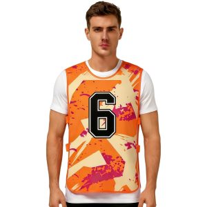 100% Polyester Mesh Sublimated Training Bib With Strap