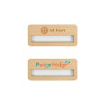 Reusable Wooden Name Badge