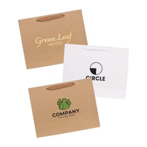 Small Crosswise Paper Bag with Rope Handle(180 x 140 x 80mm)