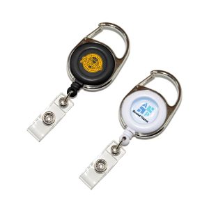 Carabiner Retractable Card Holder