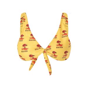 Women's Polyester Spandex Sublimated Bikini top