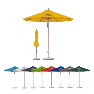 2.5x2.5m Wind-resistant Octagon Stock Colour Outdoor Umbrella