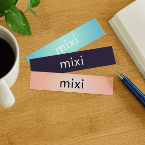 Gloss Paper Sticker (50 x 210mm)