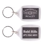 Rectangular Acrylic Keyring