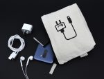 Calico Tech Pouch 14.5cm x 22.5cm x 5cm