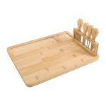 Bamboo Cheese Board Knife Set
