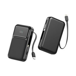 Brunswick PD 22.5W Retractable Cable Power Bank - 10000 mAh (Stock)