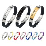 Colour Metal Folding Lock Clasp Bangle