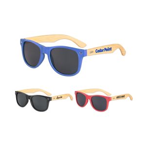 Fashion Sunglasses with Bamboo Arms