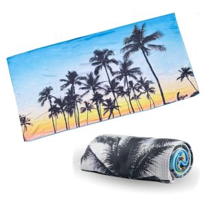 400G Waffle Fabric Sand Free Beach Towel