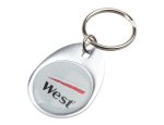 Rainbow Keyring (30x40mm egg) - Indent