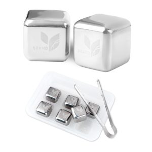 Stainless Steel Ice Cube Set (6pcs)