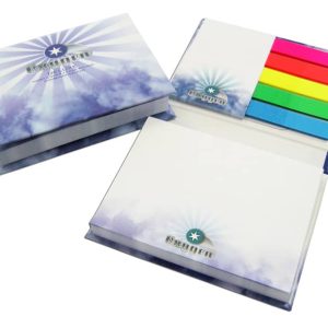 Hard Cover 100 Leaf With Film Markers 4 Col Cover 1 Col Pad
