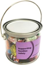 Medium PVC Bucket with Allen's Wrapped Lollies 250g