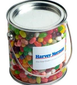 Big PVC Bucket with JELLY BELLY Jelly Beans 850g