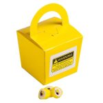 Coloured Noodle Box with Personalised Rock Candy 100g