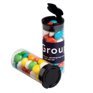Flip Lid Tube with Chewy Fruits 35g