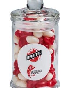 Small Apothecary Jar with Mini Jelly Beans 115g