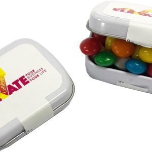 Small Rectangle Tin with Chewy Fruit 30g