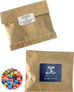 Kraft Paper Bag with Mini M&Ms 50g