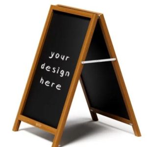 Interchangeable Chalk Board/ Corflute A-Frame