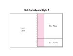 Combination A Laminated 4 Colour Cover 1 Col Pad