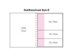 Combination B Laminated 4 Colour Cover 1 Col Pad