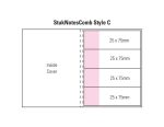 Combination C Laminated 4 Colour Cover 1 Col Pad